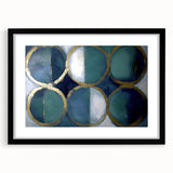 Abstract geometric frame in matte black, showcasing a modern design ideal for home decor. Perfect for highlighting artwork or photographs, enhancing any interior space.