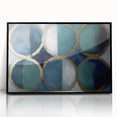 Framed abstract geometric acrylic art in black, showcasing sharp angles and modern design, ideal for contemporary home decor and wall aesthetics.