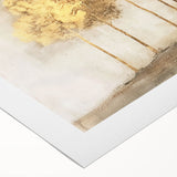 Abstract landscape wall art printed on rolled canvas, showcasing vibrant colors and dynamic brush strokes, ideal for modern home decor and artistic expression.