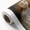 Classic Neoclassical Portrait Art Print - The Story Book by Bouguereau