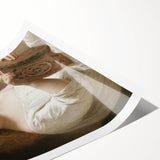 Classic Neoclassical Portrait Art Print - The Story Book by Bouguereau