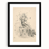 Expressionist Art: Fairy by Arnold Peter Weisz-Kubínčan Canvas Print