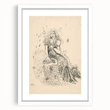 Expressionist Art: Fairy by Arnold Peter Weisz-Kubínčan Canvas Print