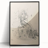 Expressionist Art: Fairy by Arnold Peter Weisz-Kubínčan Canvas Print