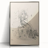 Expressionist Art: Fairy by Arnold Peter Weisz-Kubínčan Canvas Print