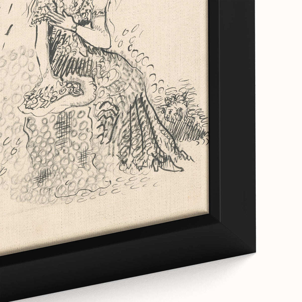 Expressionist Art: Fairy by Arnold Peter Weisz-Kubínčan Canvas Print