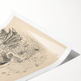 Expressionist Art: Fairy by Arnold Peter Weisz-Kubínčan Canvas Print