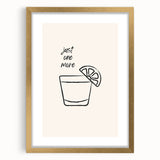 Textured abstract art print in gold frame, featuring muted earth tones, ideal for bedroom wall decor.