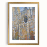 Impressionist Wall Art: Claude Monet's Rouen Cathedral in Sunlight Print