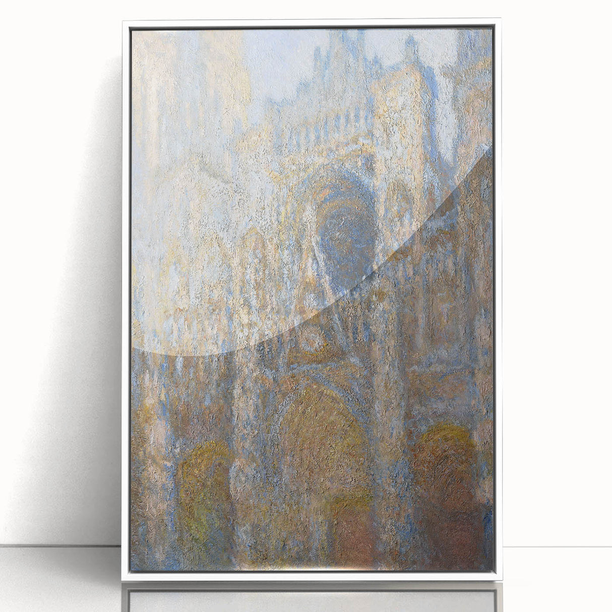 Impressionist Wall Art: Claude Monet's Rouen Cathedral in Sunlight Print