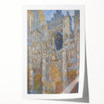 Impressionist Wall Art: Claude Monet's Rouen Cathedral in Sunlight Print