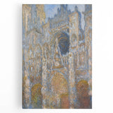 Impressionist Wall Art: Claude Monet's Rouen Cathedral in Sunlight Print