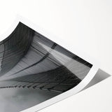 Rolled canvas showcasing a stunning landscape bridge design, featuring vibrant colors and intricate details, securely packaged in a durable cardboard tube for safe shipping. Ideal for home decor enthusiasts seeking unique artwork.