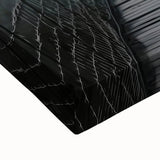 Close-up of a stretched canvas showcasing a vibrant landscape bridge scene, highlighting intricate details and rich colors, perfect for home decor or art collections.