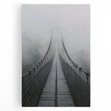 Stretched canvas artwork showcasing a vibrant landscape bridge scene with rich colors and intricate details, perfect for enhancing interior decor and artistic ambiance.