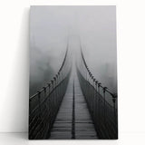 Stretched canvas art depicting a stunning landscape bridge scene, showcasing vibrant colors and detailed textures, perfect for enhancing home or office decor.