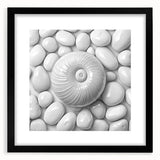 Extra large framed abstract art print featuring vibrant, textured swirls of multiple colors, ideal for living room decor.