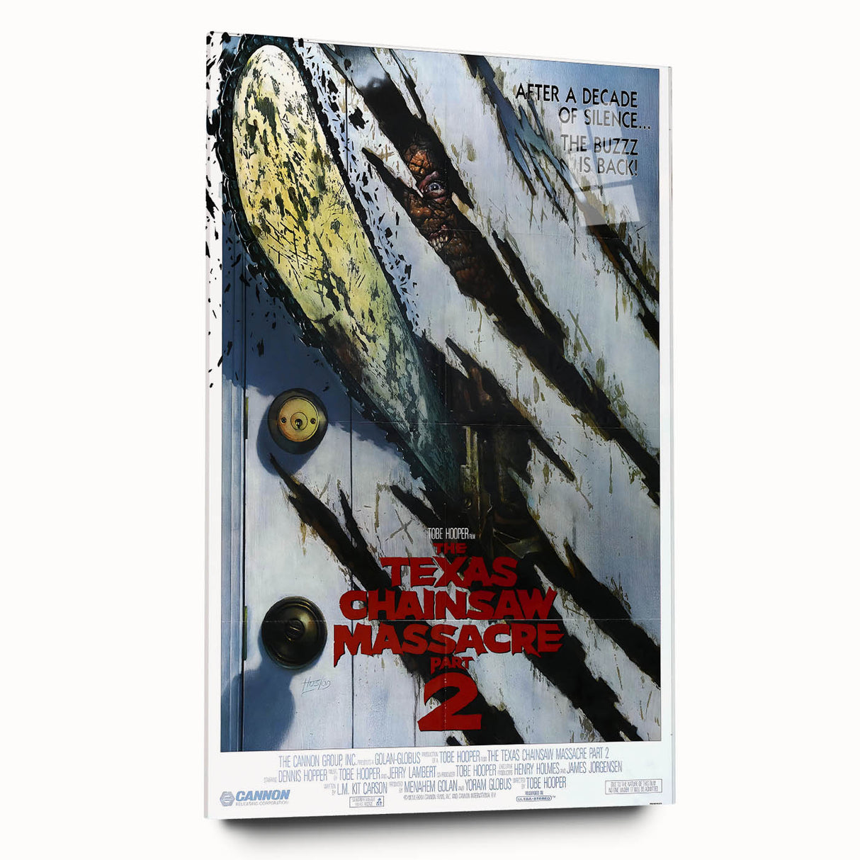 Retro Wall Art - Texas Chainsaw Massacre Part 2 Poster - 80s Horror Art
