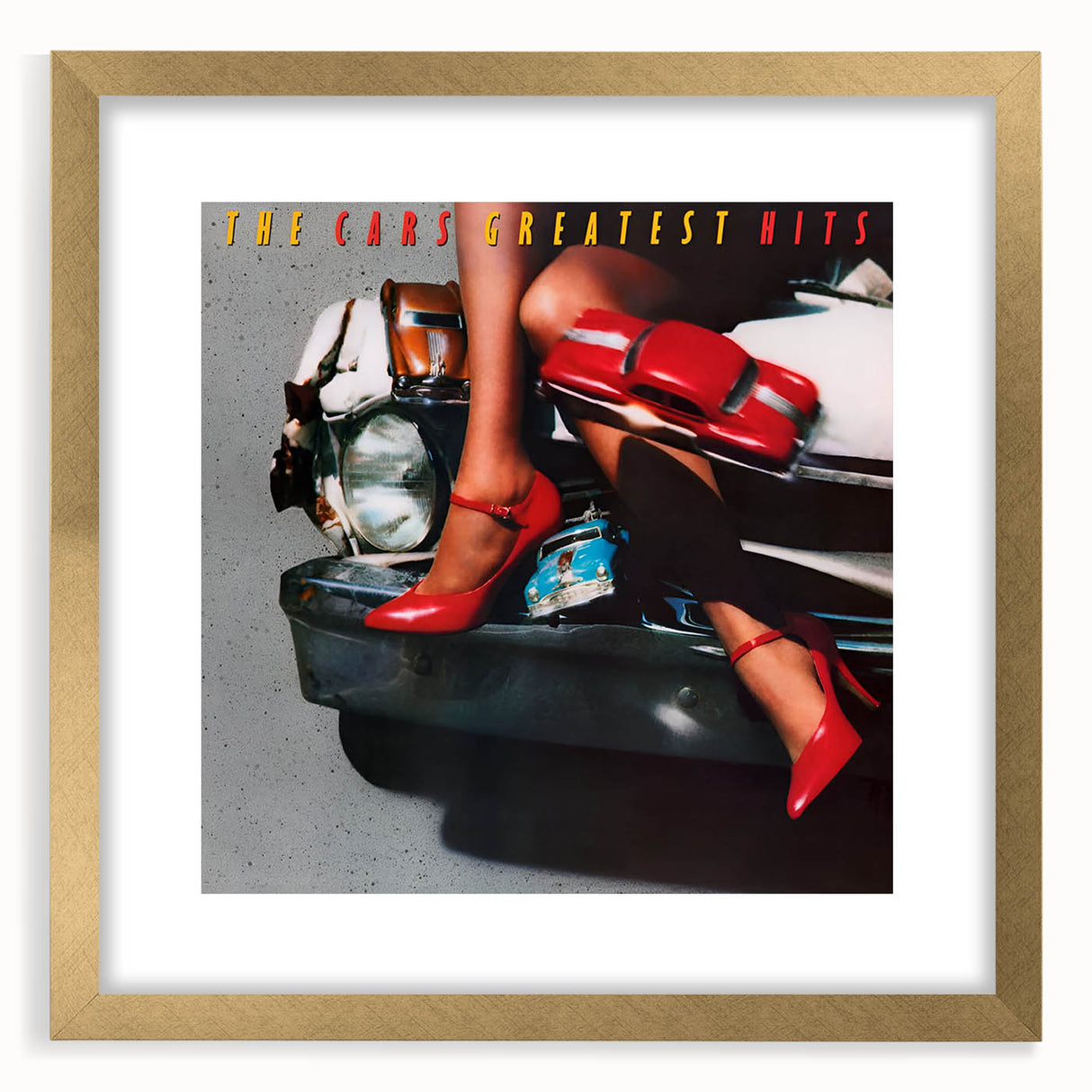 Retro The Cars Greatest Hits Poster - Vintage Prints for Wall Art