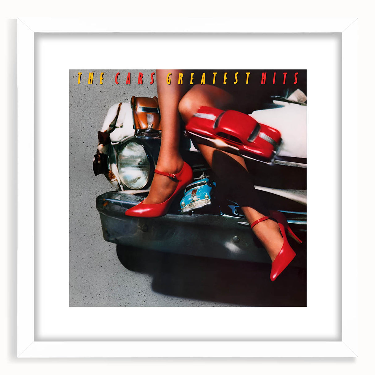 Retro The Cars Greatest Hits Poster - Vintage Prints for Wall Art