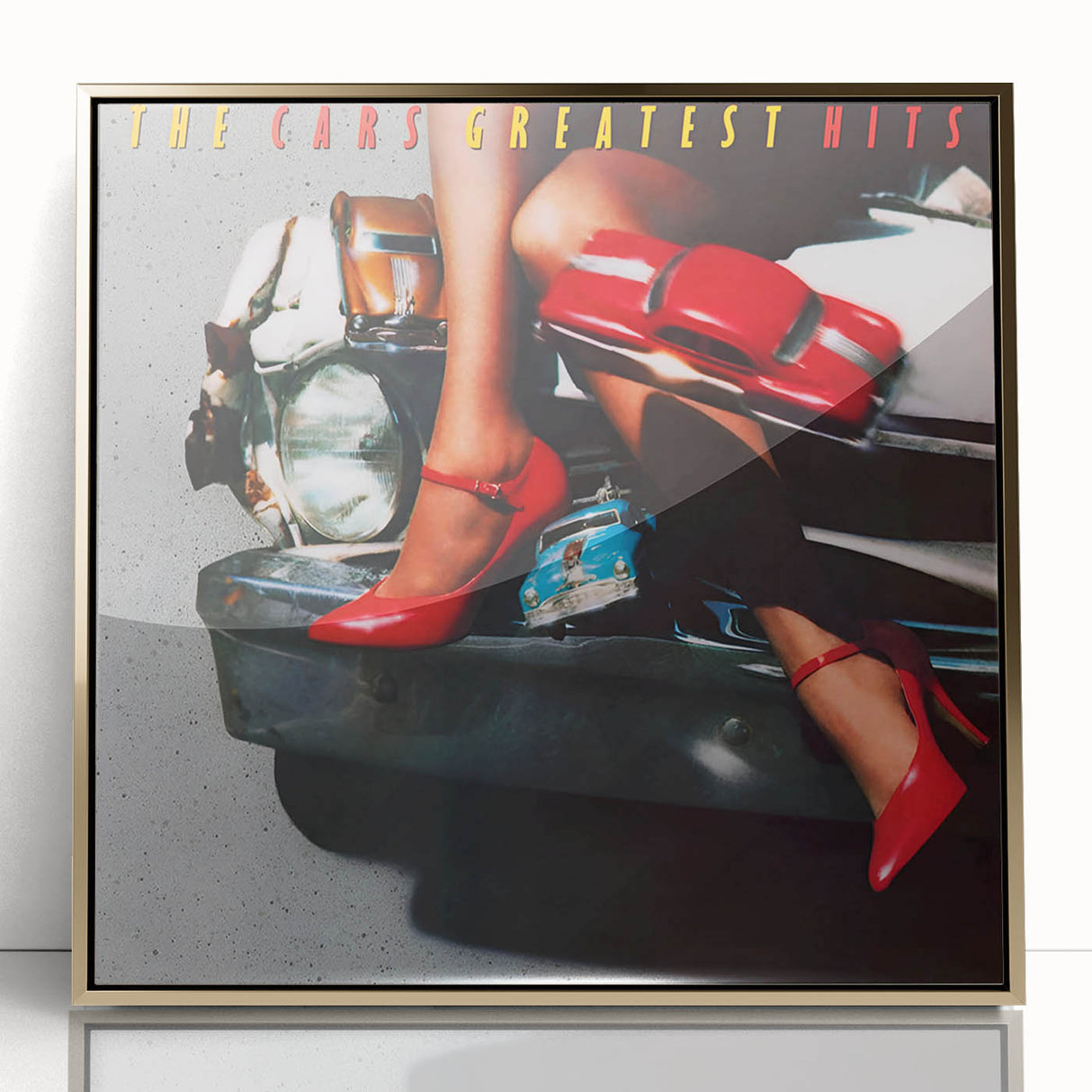 Retro The Cars Greatest Hits Poster - Vintage Prints for Wall Art