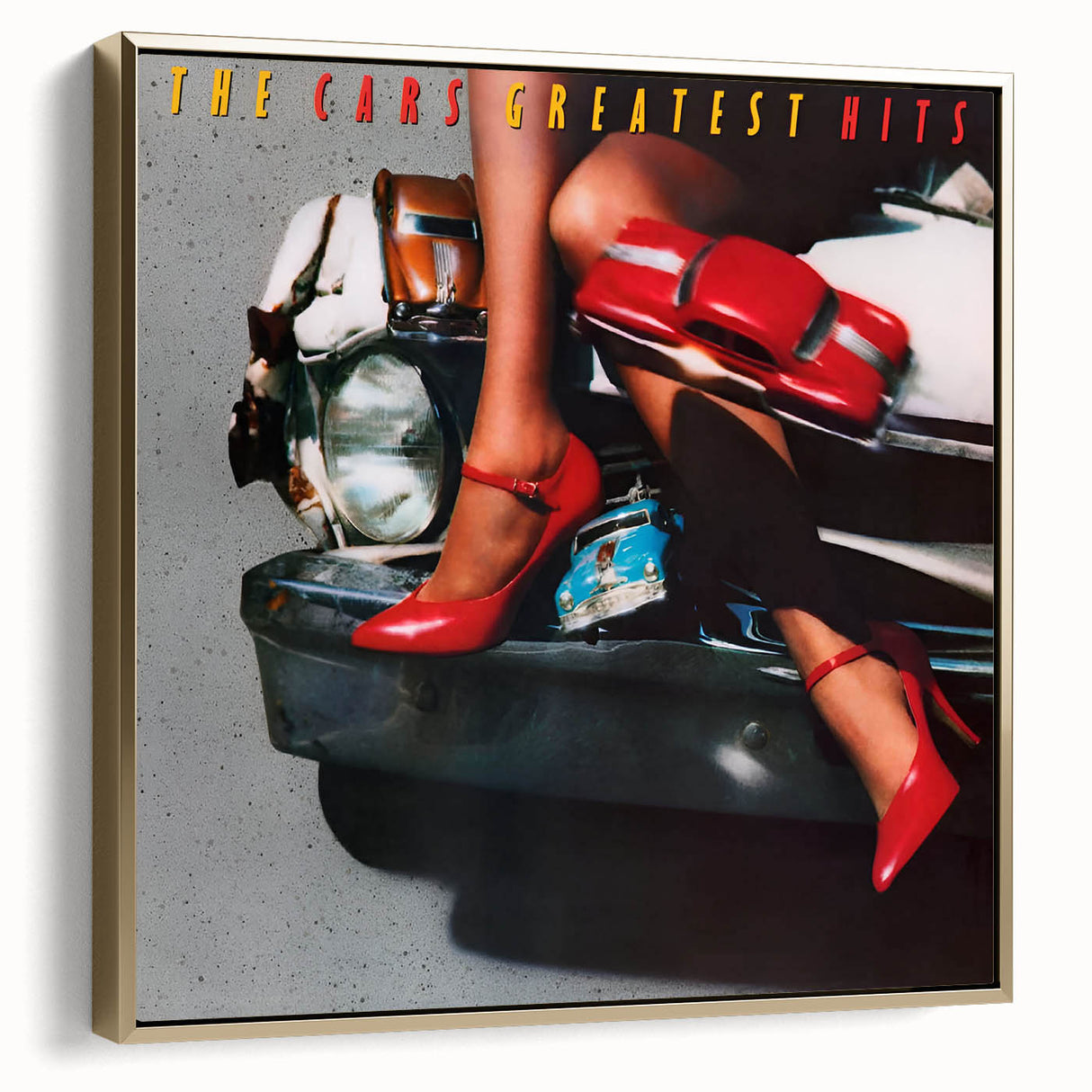 Retro The Cars Greatest Hits Poster - Vintage Prints for Wall Art