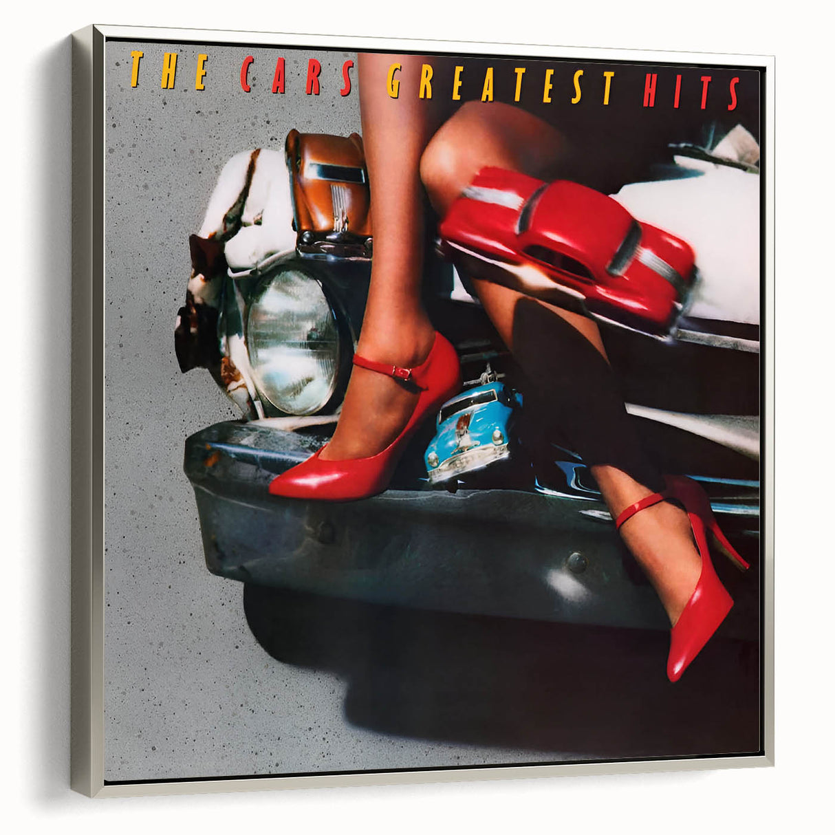 Retro The Cars Greatest Hits Poster - Vintage Prints for Wall Art