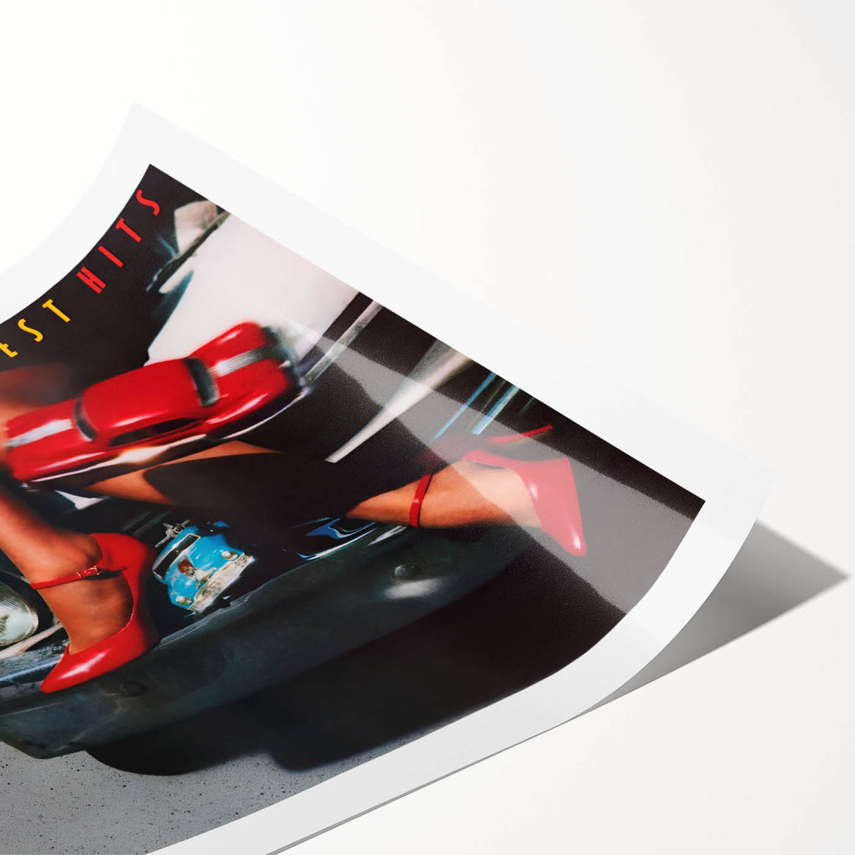 Retro The Cars Greatest Hits Poster - Vintage Prints for Wall Art