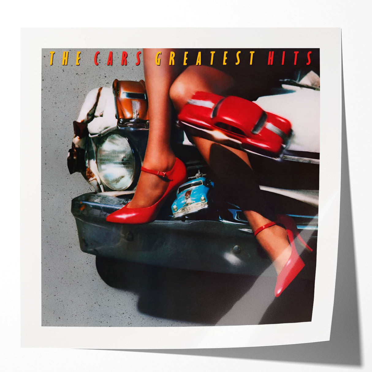 Retro The Cars Greatest Hits Poster - Vintage Prints for Wall Art