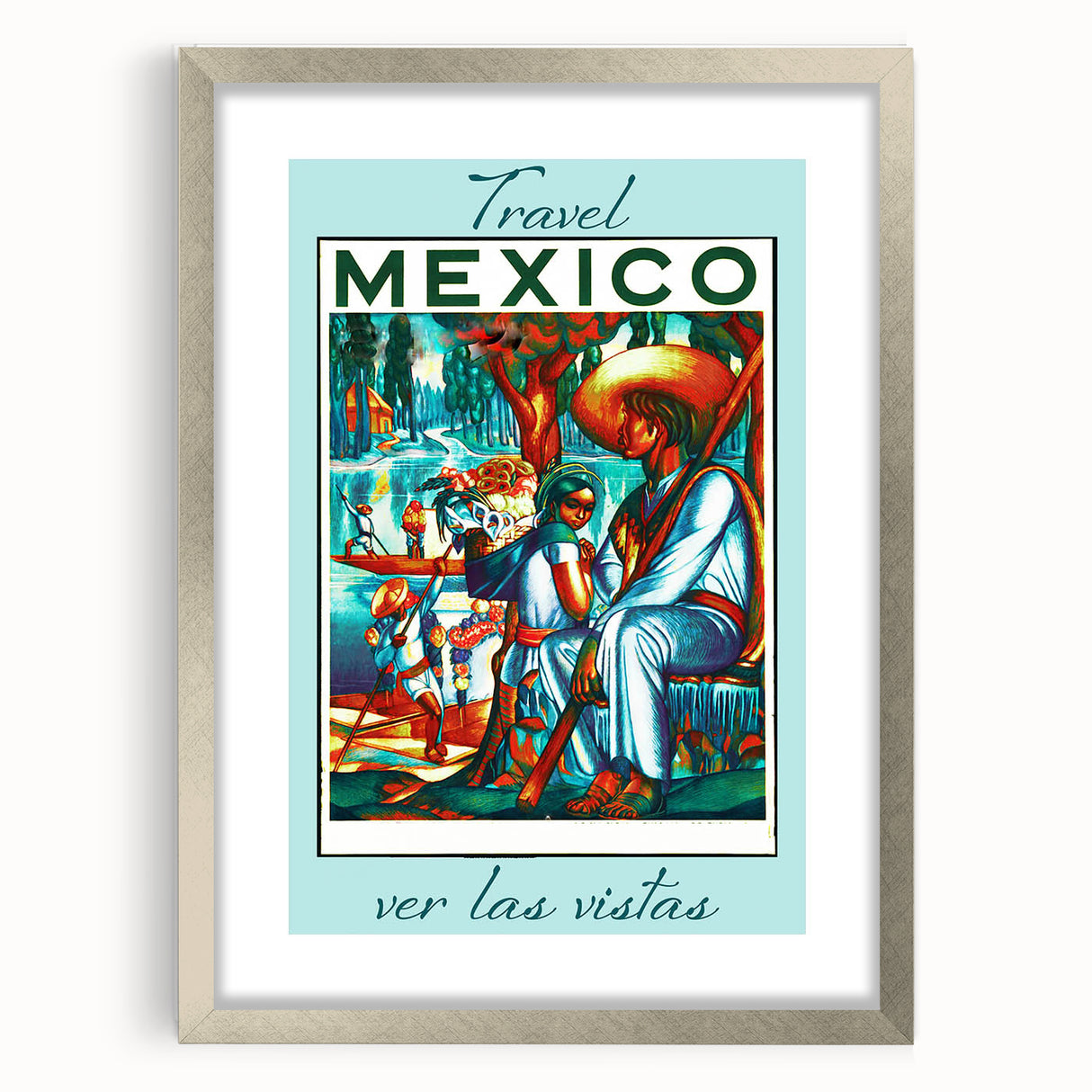 Retro Mexico Travel Poster – Vintage Prints & Nostalgic Wall Art