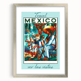 Retro Mexico Travel Poster – Vintage Prints & Nostalgic Wall Art