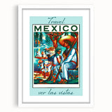 Retro Mexico Travel Poster – Vintage Prints & Nostalgic Wall Art