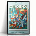 Retro Mexico Travel Poster – Vintage Prints & Nostalgic Wall Art