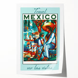 Retro Mexico Travel Poster – Vintage Prints & Nostalgic Wall Art