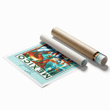 Retro Mexico Travel Poster – Vintage Prints & Nostalgic Wall Art