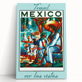 Retro Mexico Travel Poster – Vintage Prints & Nostalgic Wall Art