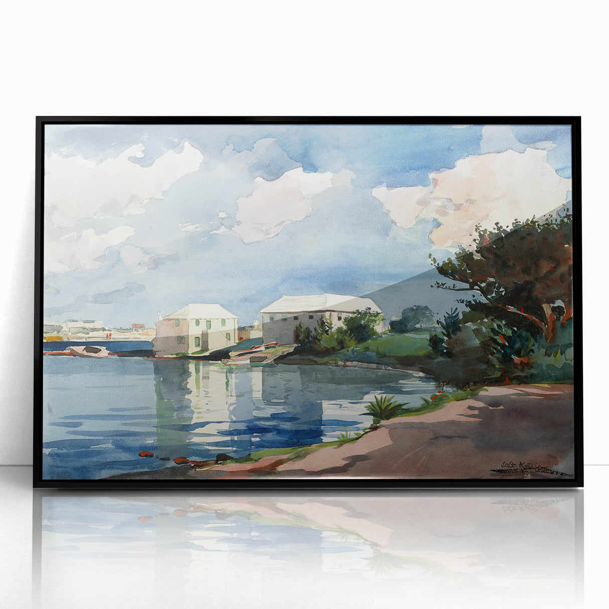 Salt Kettle Bermuda Realism Art Prints - Classical Realism Canvas & Decor