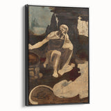 Saint Jerome in the Wilderness by Leonardo da Vinci - Renaissance Print