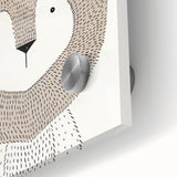 Minimalist Lion Nursery Wall Art - Baby Room Decor