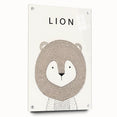 Minimalist Lion Nursery Wall Art - Baby Room Decor