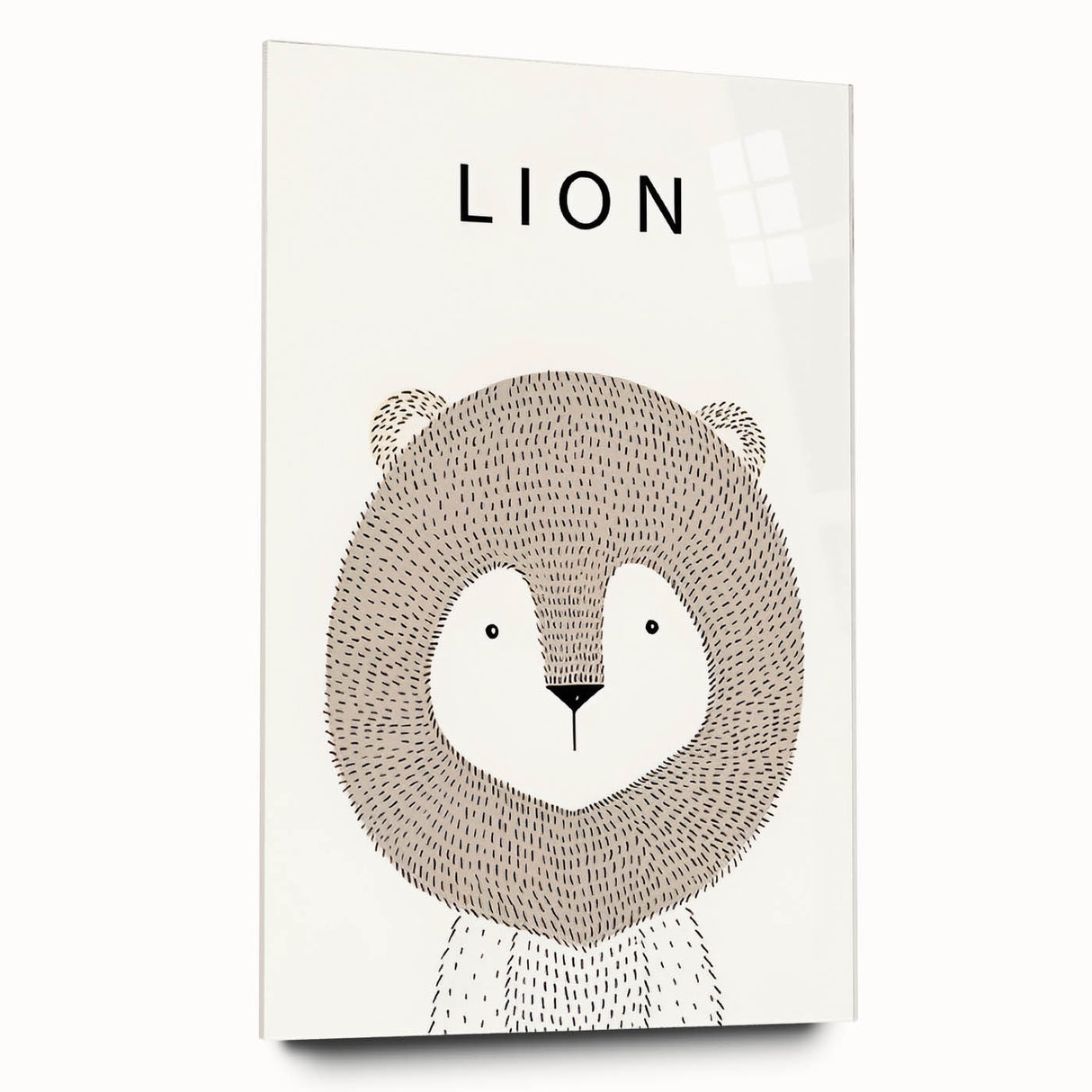 Minimalist Lion Nursery Wall Art - Baby Room Decor