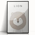 Minimalist Lion Nursery Wall Art - Baby Room Decor