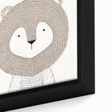 Minimalist Lion Nursery Wall Art - Baby Room Decor