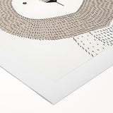 Minimalist Lion Nursery Wall Art - Baby Room Decor