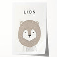 Minimalist Lion Nursery Wall Art - Baby Room Decor