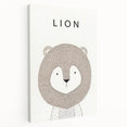 Minimalist Lion Nursery Wall Art - Baby Room Decor