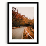 Extra large framed abstract art print featuring textured fall colors on canvas, ideal for living room decor.