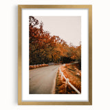 Extra large abstract art print featuring textured autumn hues on a framed canvas, ideal for living room decor.