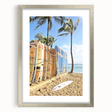 Textured abstract art print in soft orange and yellow hues, framed in silver, ideal for bedroom wall decor.