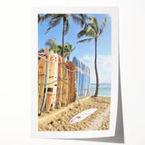 Extra large rolled canvas depicting vibrant summer floral art, ideal for art wall dining room or classy bathroom decor.